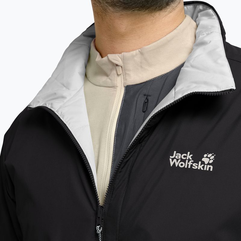 Men's insulated jacket Jack Wolfskin Trail Light Ins 2IN1 black 5