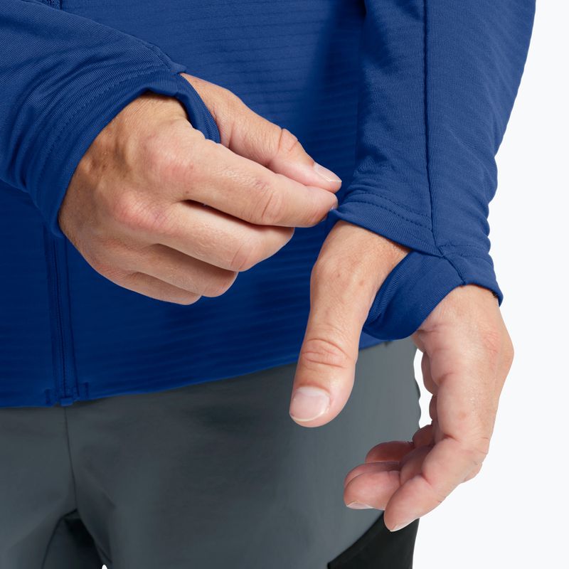 Men's trekking sweatshirt Jack Wolfskin Litestride Full Zip blue orchid 6