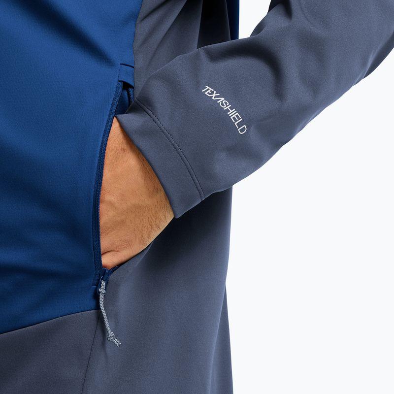 Men's softshell jacket Jack Wolfskin Skyvail blue orchid 6