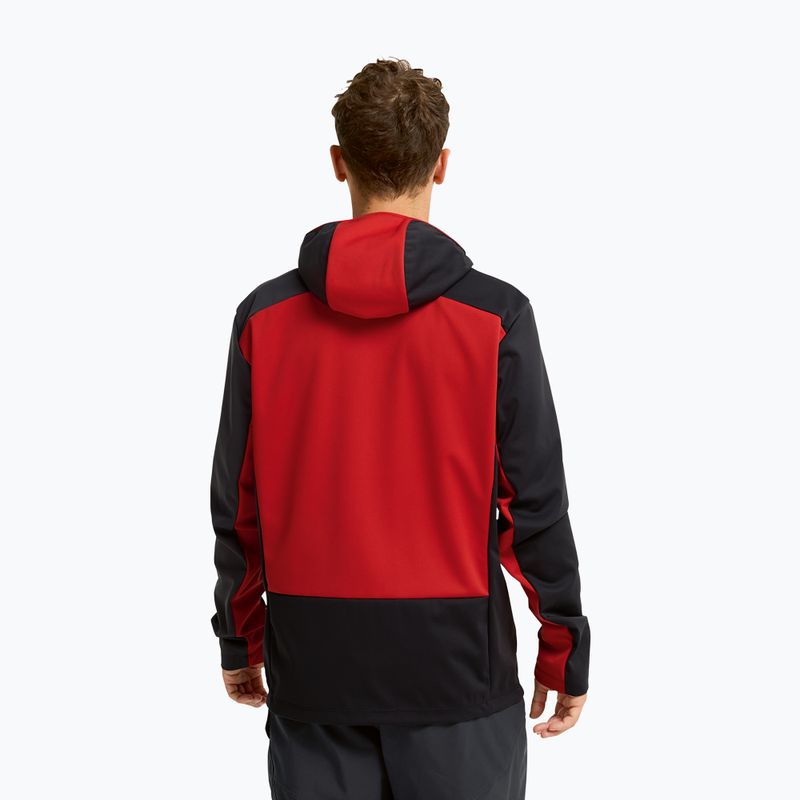 Men's softshell jacket Jack Wolfskin Skyvail siren red 3