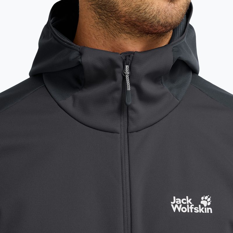 Men's softshell jacket Jack Wolfskin Skyvail phantom 4