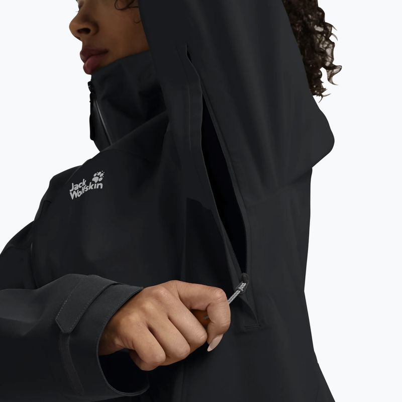 Women's rain jacket Jack Wolfskin Rockpaw 3L phantom 5