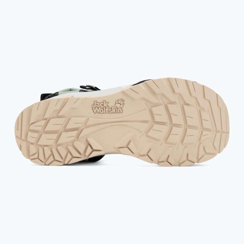Women's sandals Jack Wolfskin Ridge green zinnia 4