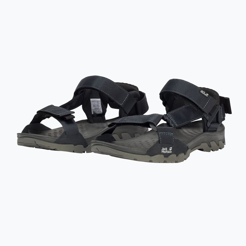 Women's sandals Jack Wolfskin Ridge black 6
