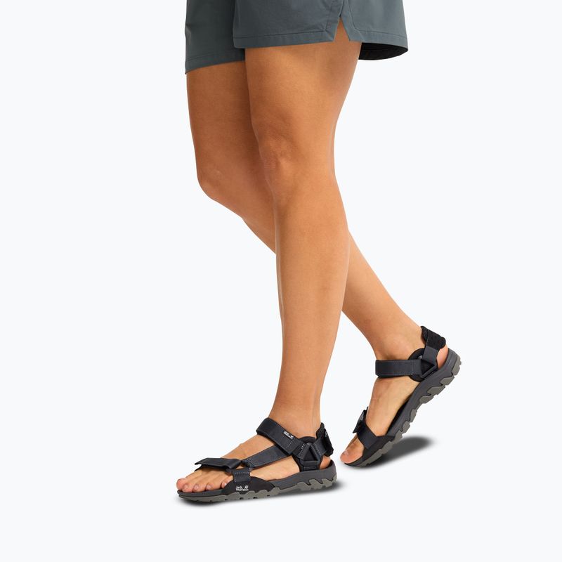 Women's sandals Jack Wolfskin Ridge black 7