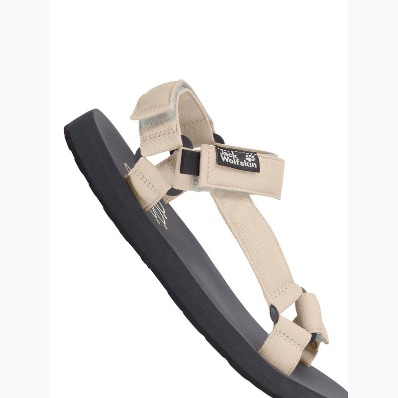 Women's sandals Jack Wolfskin Taiga oyster 3