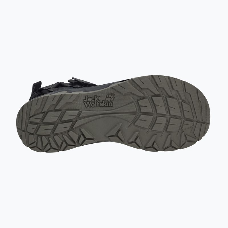 Men's sandals Jack Wolfskin Ridge black 5