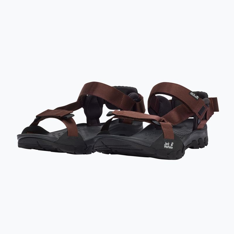 Men's sandals Jack Wolfskin Ridge dark mahogany 3
