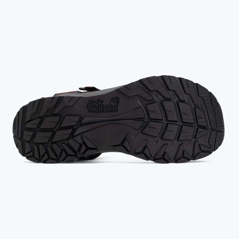 Men's sandals Jack Wolfskin Ridge dark mahogany 4