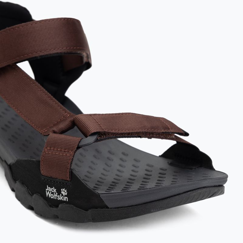 Men's sandals Jack Wolfskin Ridge dark mahogany 7