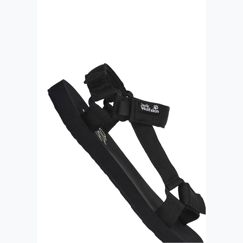 Women's sandals Jack Wolfskin Taiga black 3