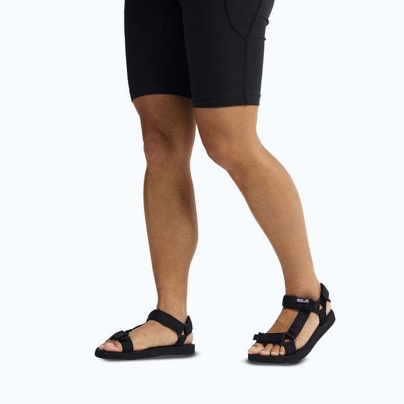 Women's sandals Jack Wolfskin Taiga black 4