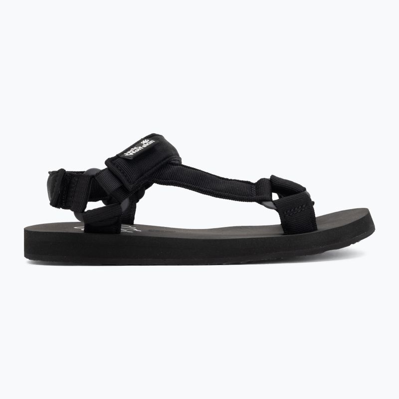 Women's sandals Jack Wolfskin Taiga black 2