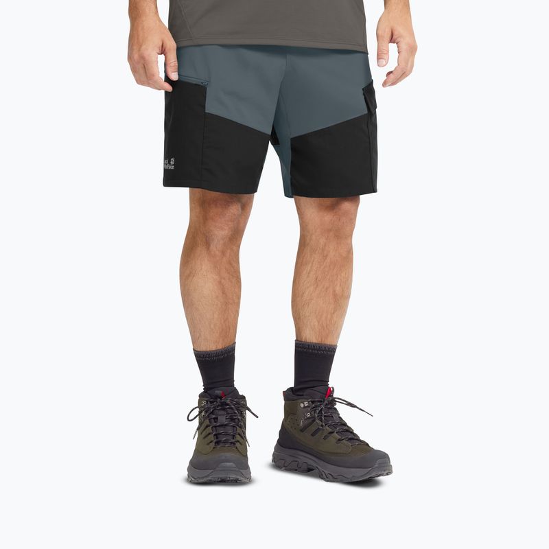 Men's hiking boots Jack Wolfskin Apex Hike Texapore Mid obsidian moss 5