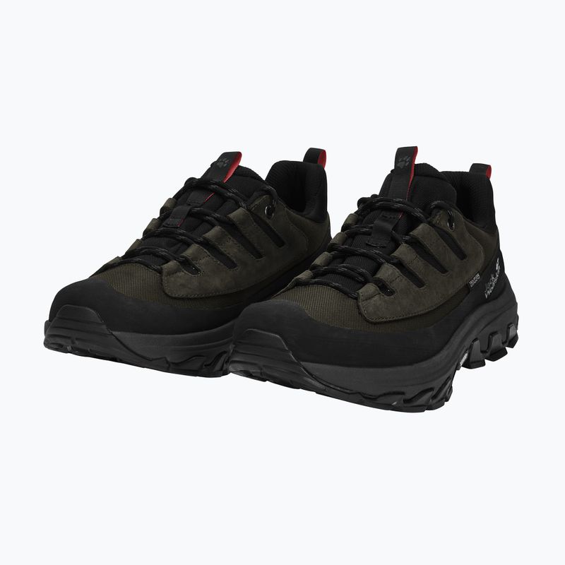 Men's trekking boots Jack Wolfskin Apex Hike Texapore Low obsidian moss 2
