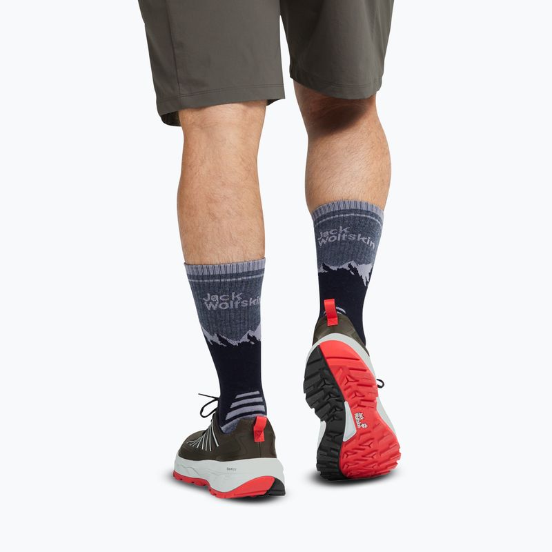 Men's hiking boots Jack Wolfskin Wild Hike Low obsidian moss 6