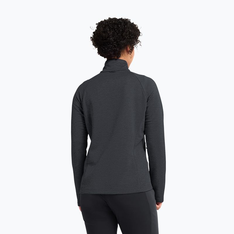 Women's fleece sweatshirt Jack Wolfskin Anytrail Full Zip phantom 3