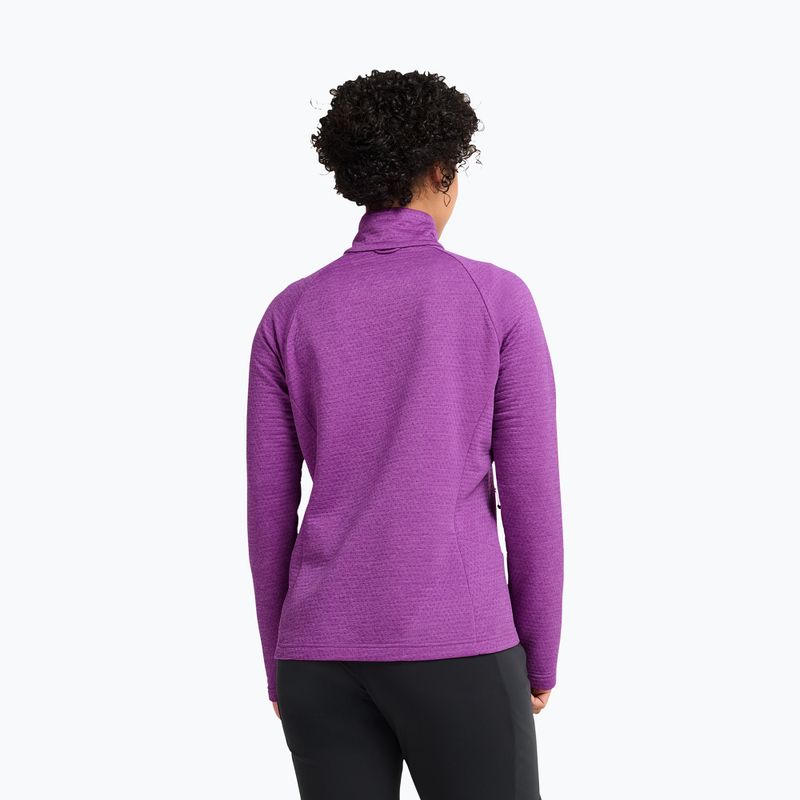 Women's fleece sweatshirt Jack Wolfskin Anytrail Full Zip freesia 3