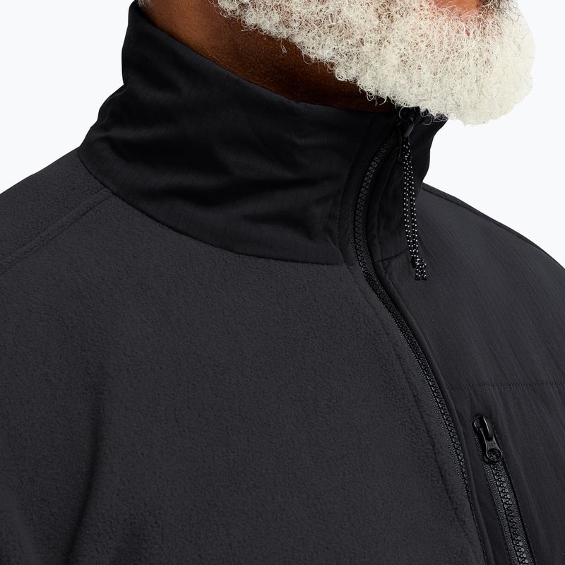 Men's fleece sweatshirt Jack Wolfskin Sumetro Full Zip black 4