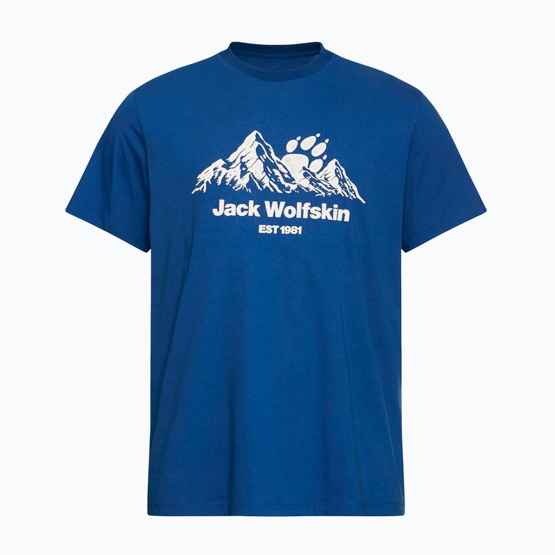 Men's T-shirt Jack Wolfskin Carefree blue orchid 5