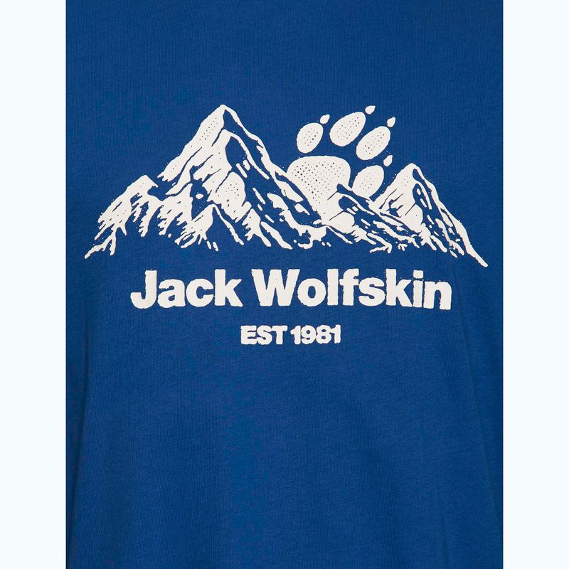 Men's T-shirt Jack Wolfskin Carefree blue orchid 7