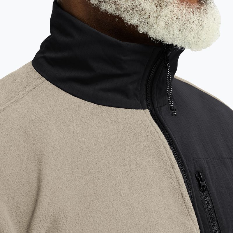 Men's fleece sweatshirt Jack Wolfskin Sumetro Full Zip oyster 4