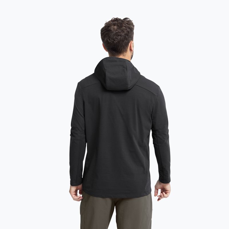 Men's trekking sweatshirt Jack Wolfskin Sucol Hoody black 3