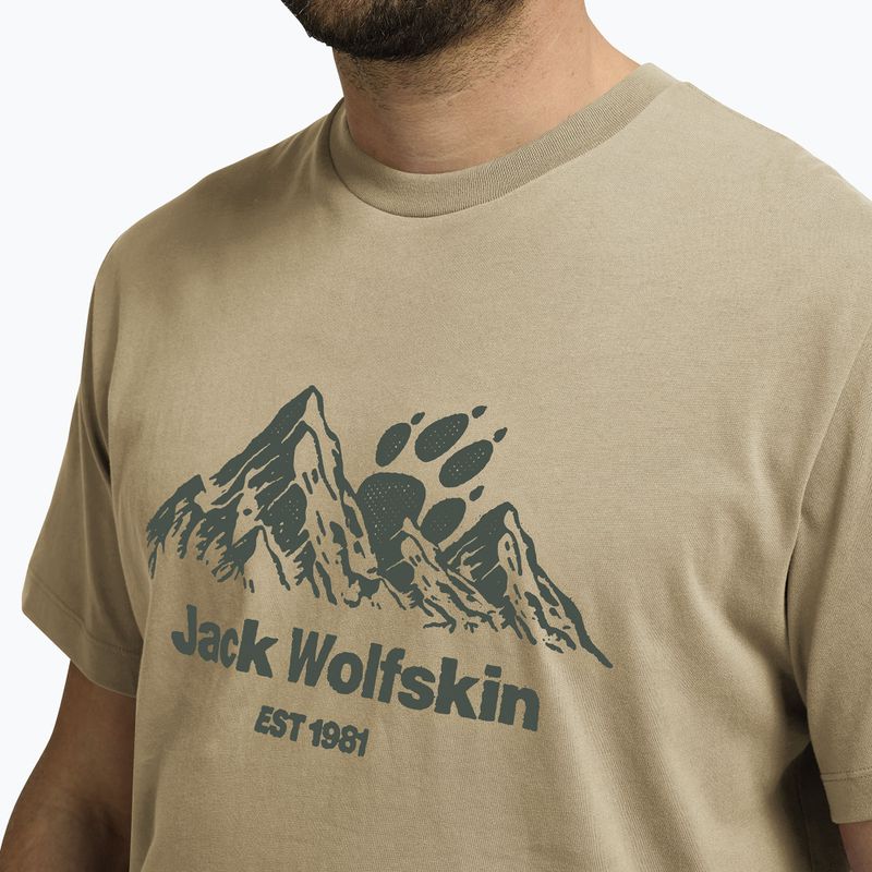 Men's T-shirt Jack Wolfskin Carefree hazel wood 4