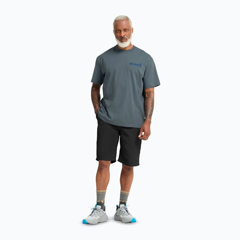 Men's trekking shorts Jack Wolfskin Duneland black 2