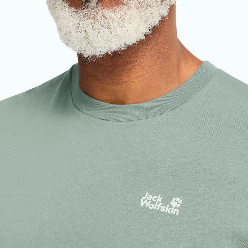 Men's T-shirt Jack Wolfskin Essential green zinnia 4