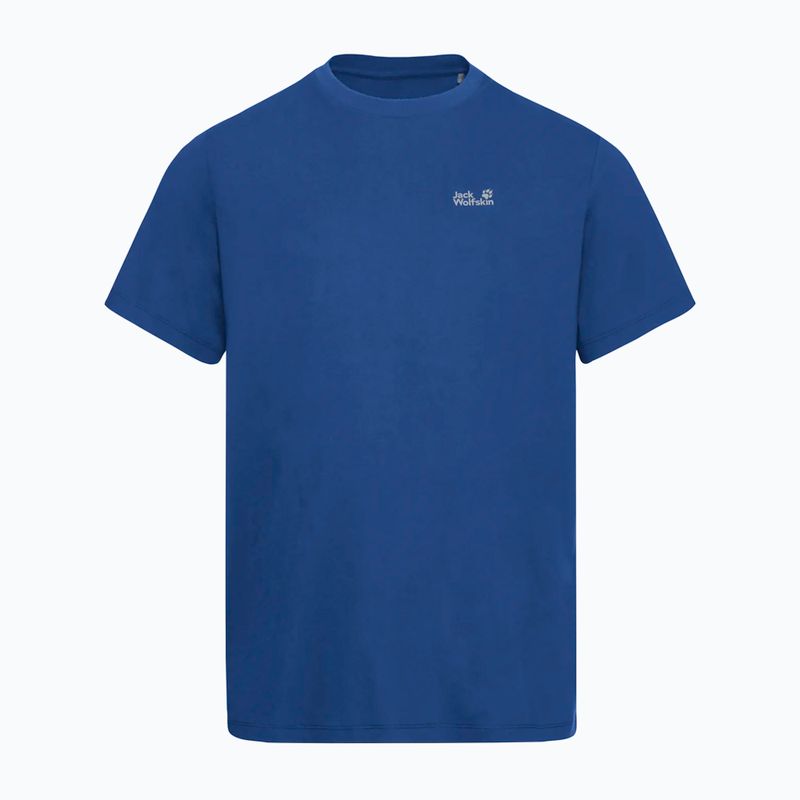 Men's T-shirt Jack Wolfskin Essential blue orchid 5