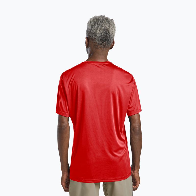 Men's trekking T-shirt Jack Wolfskin Tech T siren red 3