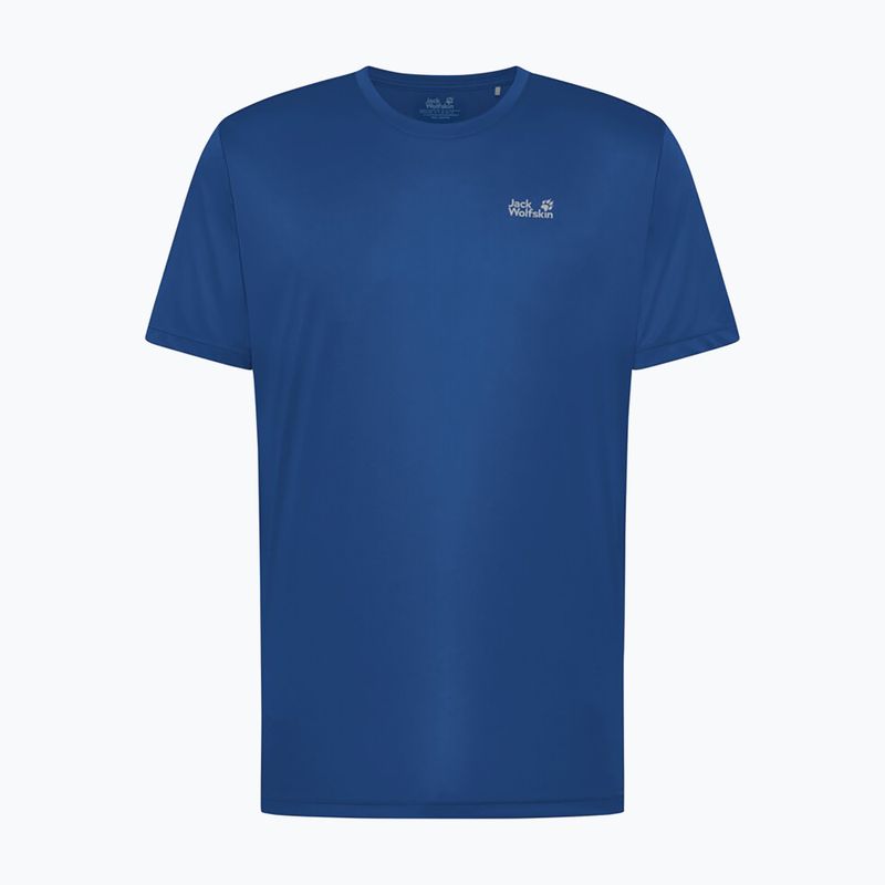 Men's trekking T-shirt Jack Wolfskin Tech T blue orchid 6
