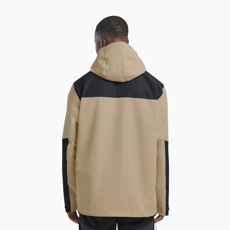 Men's rain jacket Jack Wolfskin Jasper 2L hazel wood 3