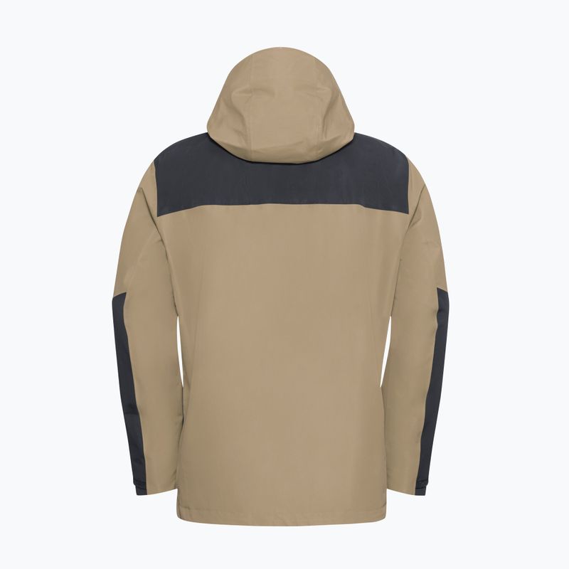 Men's rain jacket Jack Wolfskin Jasper 2L hazel wood 8