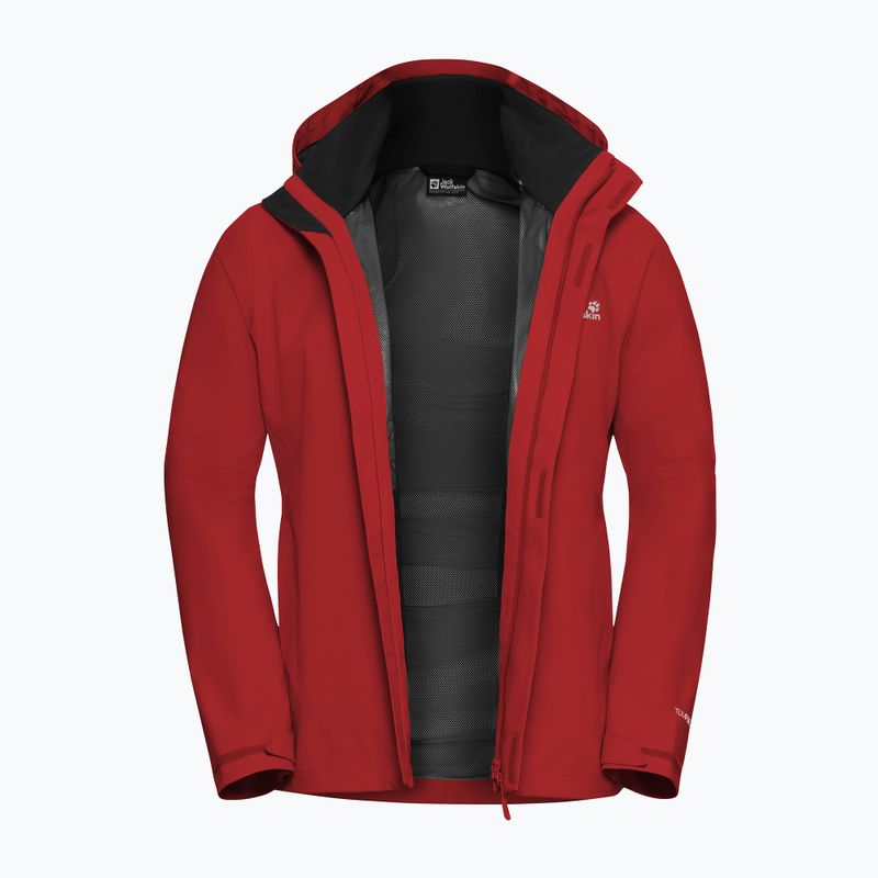 Men's rain jacket Jack Wolfskin Trailtime 2L siren red 8