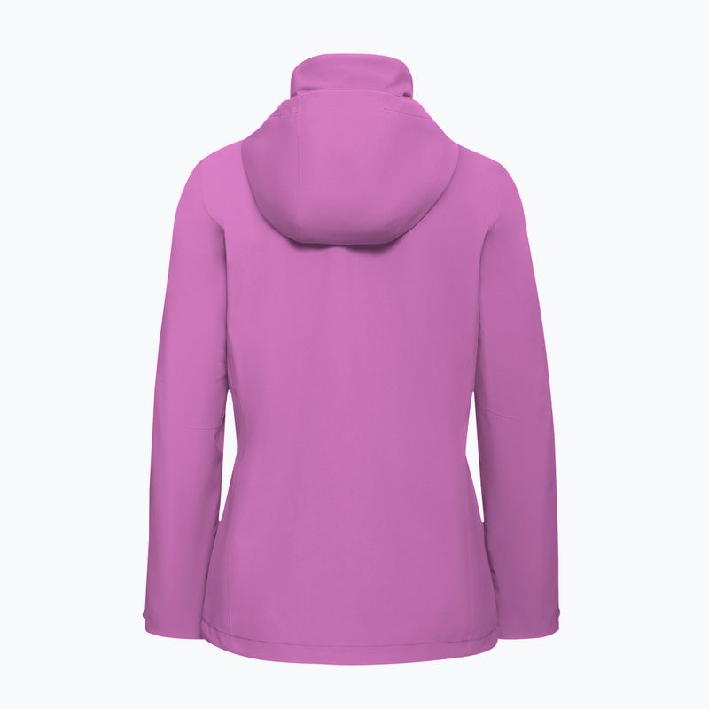 Women's rain jacket Jack Wolfskin Trailtime 2L foxglove 9