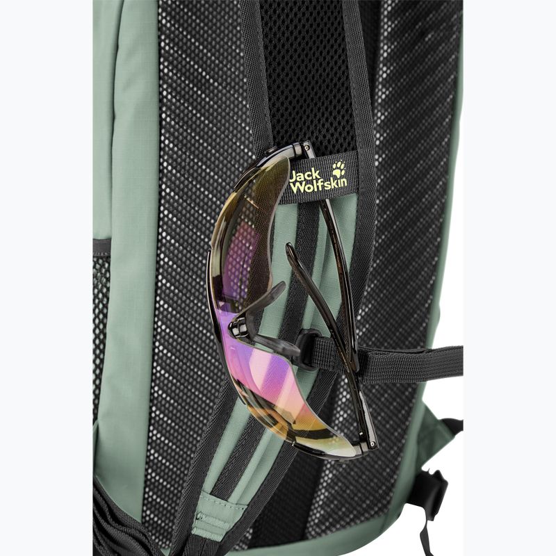 Cycling backpack Jack Wolfskin Velocity 12 l green zinnia 12