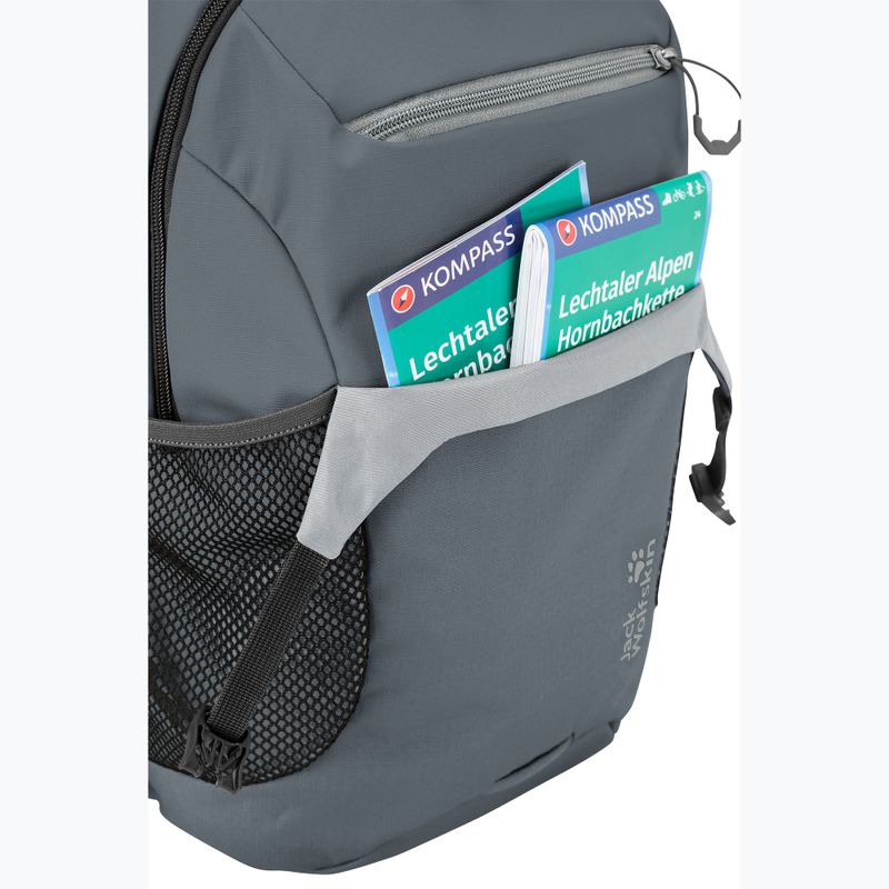 Cycling backpack Jack Wolfskin Velocity 12 l grey odessa 10