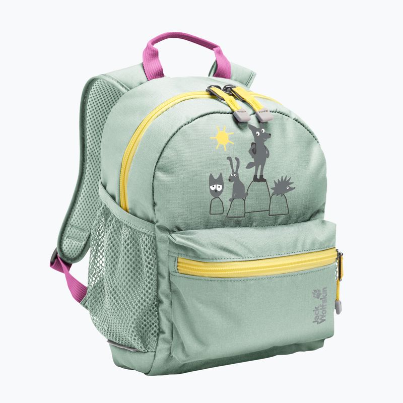 Children's hiking backpack Jack Wolfskin Little Scout 10 l green zinnia 2