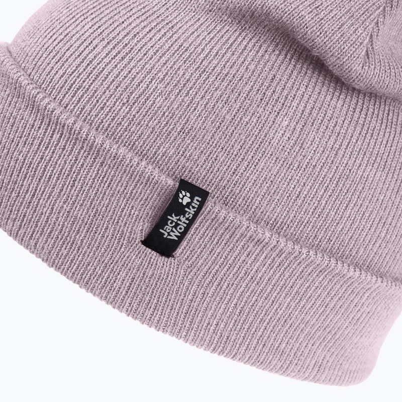 Winter hat Jack Wolfskin Rib dusty blush 3