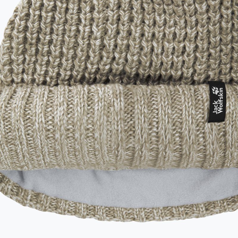 Women's winter hat Jack Wolfskin Medley Knit Beanie hazel wood 3