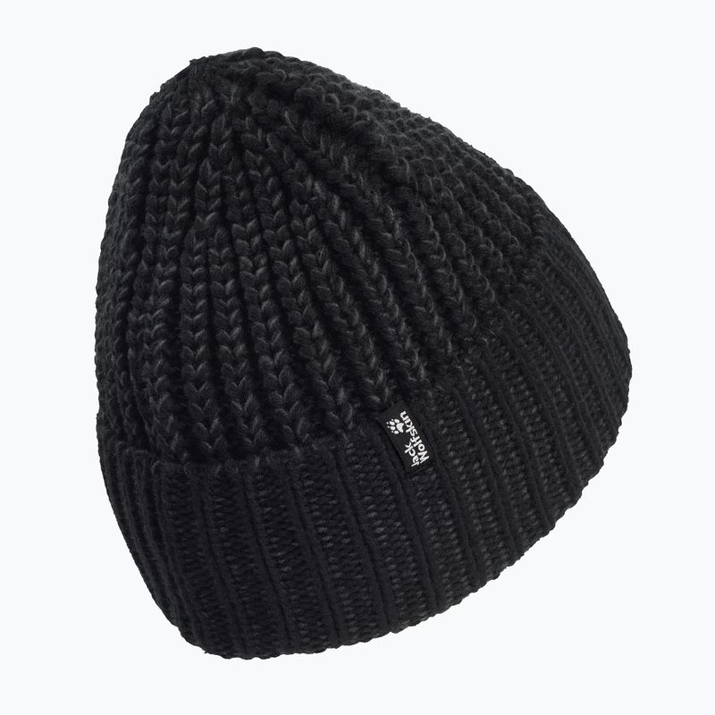 Winter hat Jack Wolfskin Badge Beanie black 2