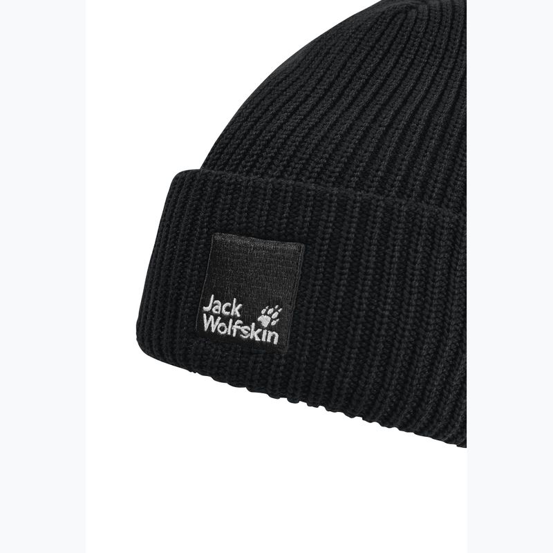 Winter hat Jack Wolfskin Pergamon Beanie black 3