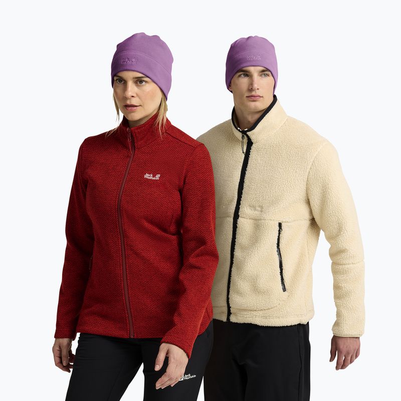 Winter hat Jack Wolfskin Real Stuff Beanie vivid orchid 3