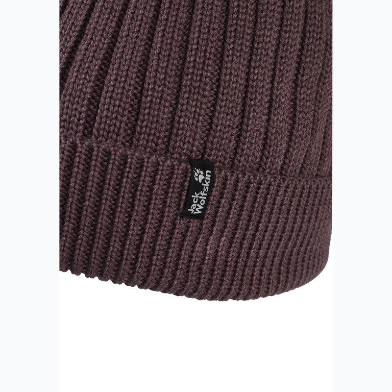 Winter hat Jack Wolfskin Pom Pom Beanie sheer plum 3