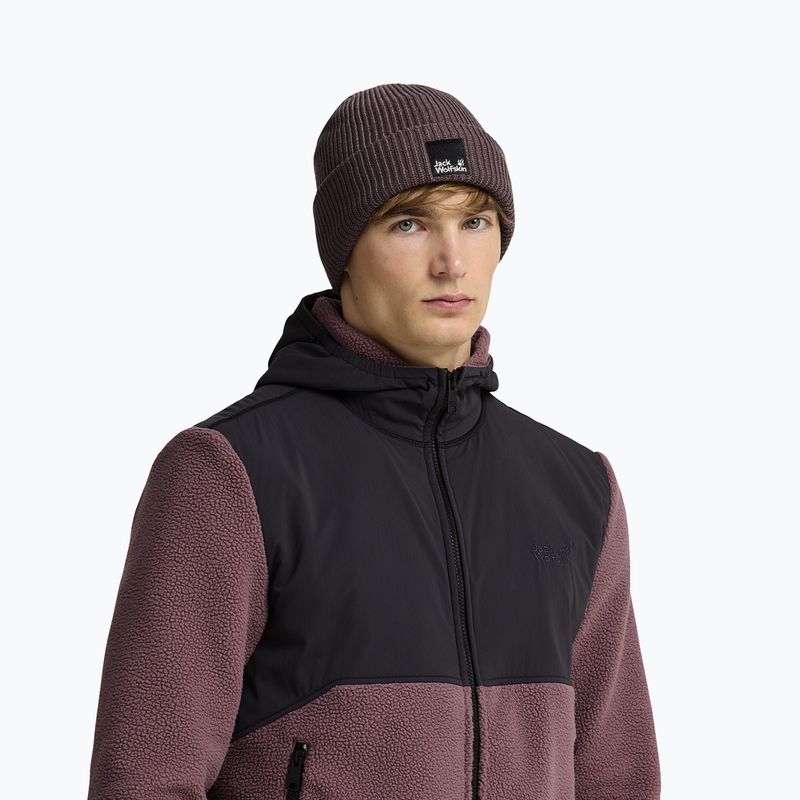 Winter hat Jack Wolfskin Pergamon Beanie sheer plum 6