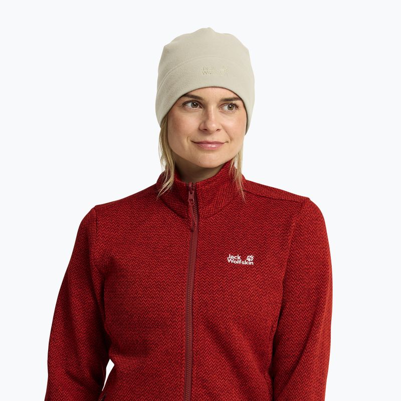 Winter hat Jack Wolfskin Real Stuff Beanie oyster 5