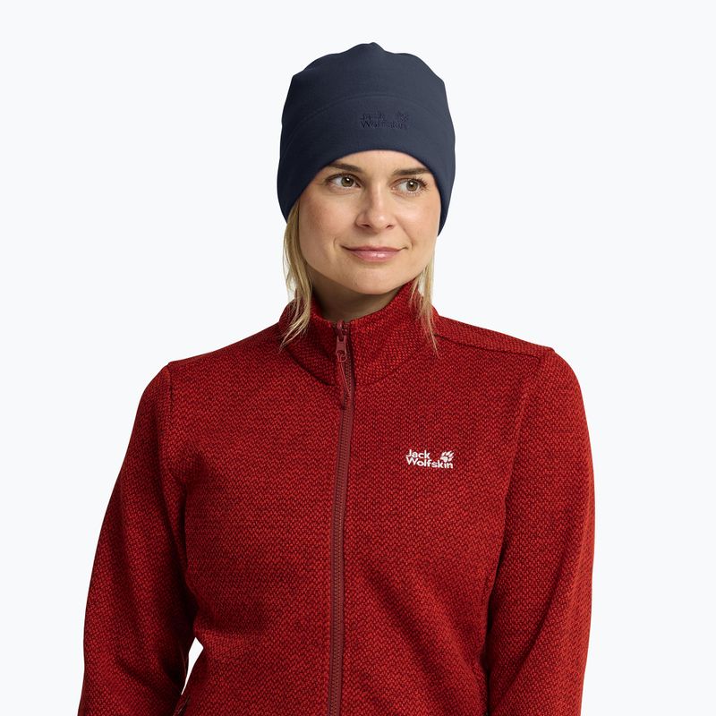 Winter hat Jack Wolfskin Real Stuff Beanie midnight sky 5
