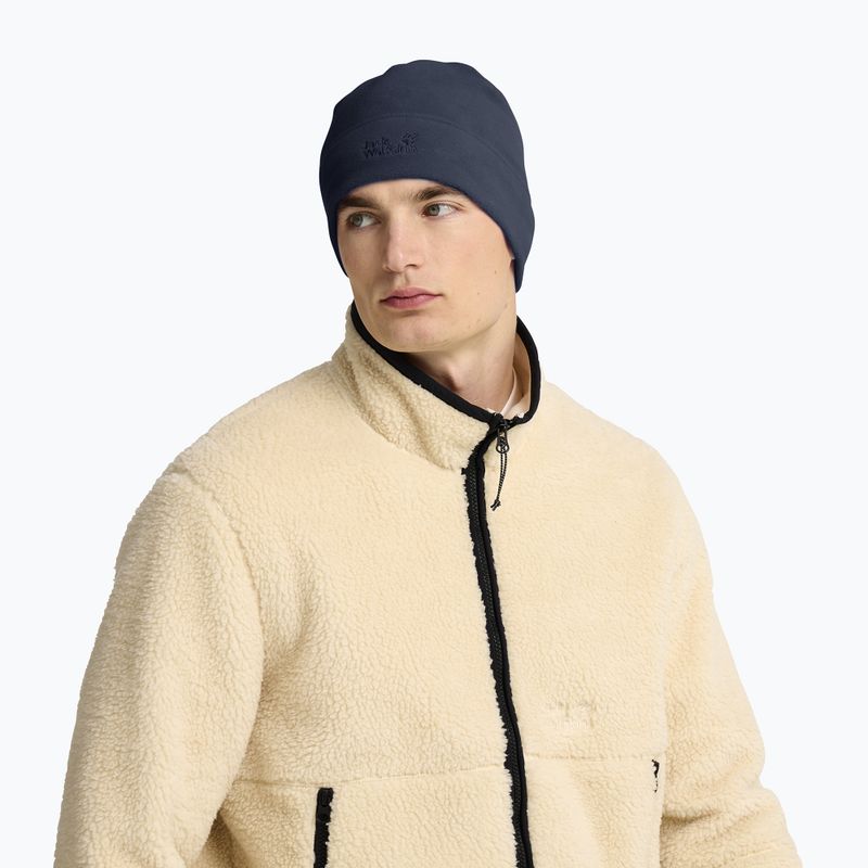 Winter hat Jack Wolfskin Real Stuff Beanie midnight sky 6